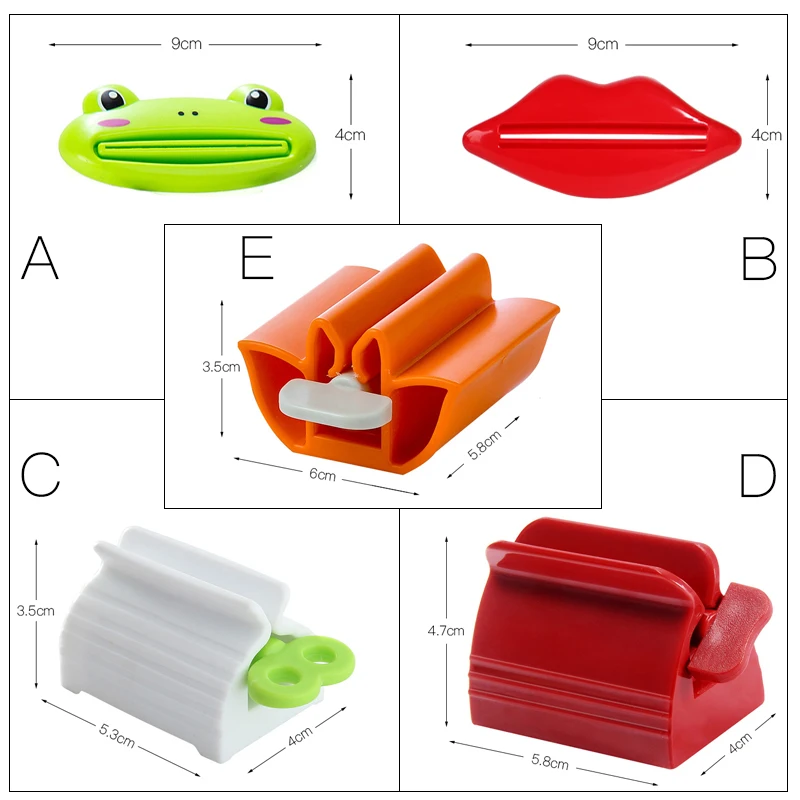 Toothpaste Squeezer Holder Oral Care Supplies Tube Cosmetics Rolling Dispenser Facial Cleanser Press Tooth Paste Ointment Stand