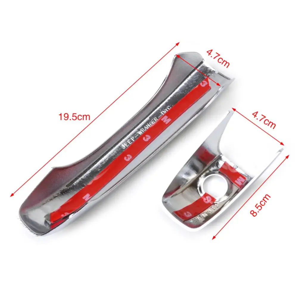 Beler хромированная накладка на дверную ручку для Dodge Grand Caravan Chrysler Town& кантри 300/300C Jeep Grand Cherokee Компас