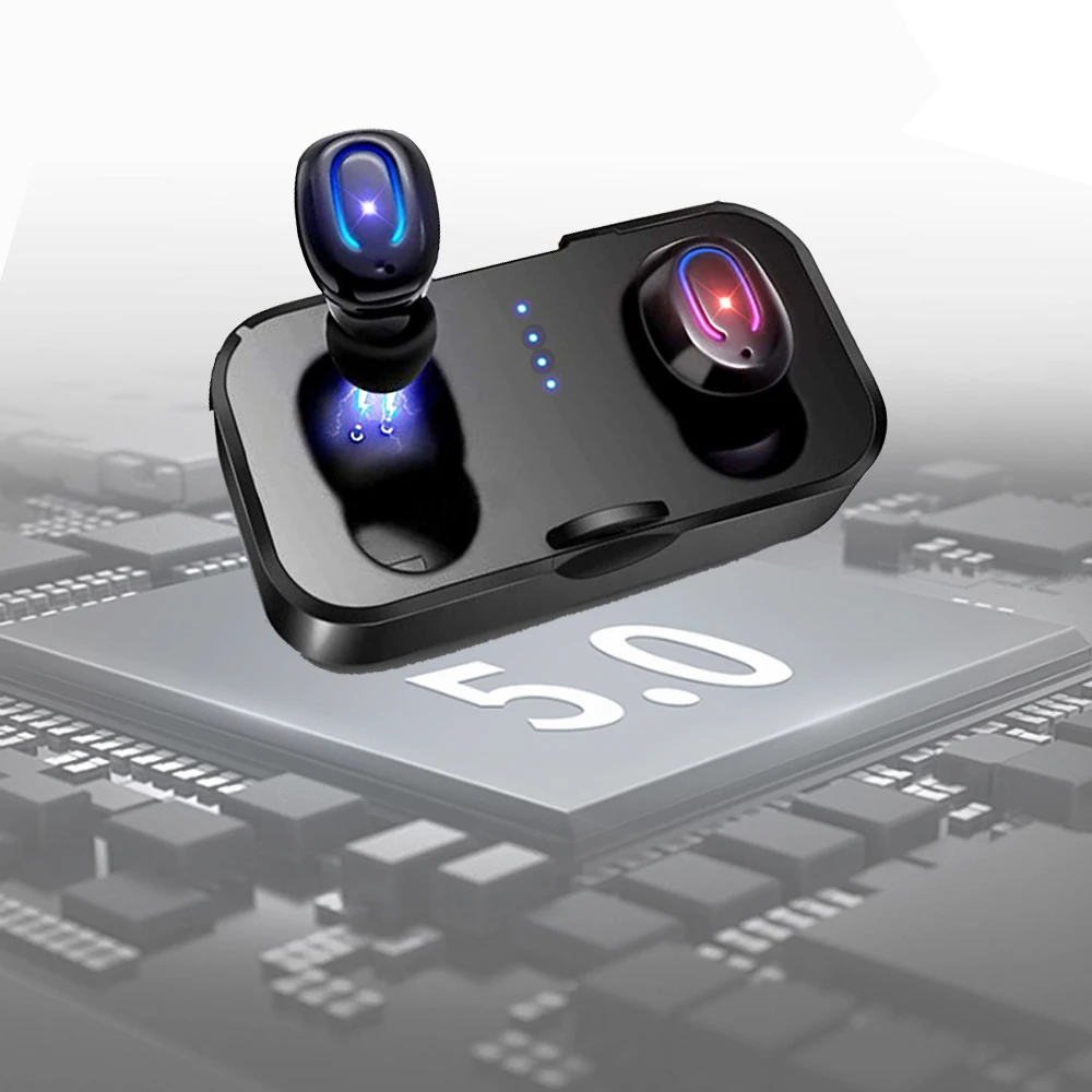 Новые мини беспроводные наушники HD стерео TWS Bluetooth 5 0 шумоподавление управление
