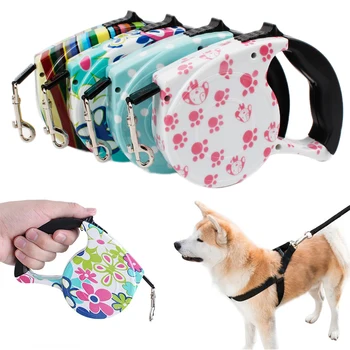 

5 Meters Long Dog Leash Pet Supplies Patrol Automatic Telescopic Traction Belt Sturdy And Durable Cat Dog Shopping Traction Rope