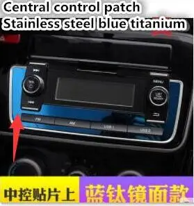 Специально для Honda Gienia внутренняя отделка и переоборудование специальная центральная консоль украшения Рамка Кондиционер воздуха патч - Название цвета: Золотой