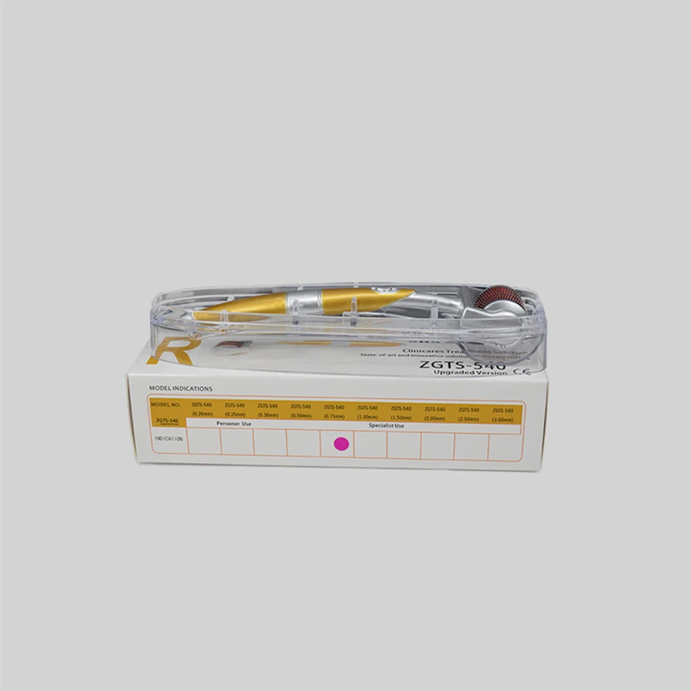 ZGTS дермароллер DRS 540 микро иглы Дерма ролик Титан мезороллер микроиглы DR ручка машина для ухода за кожей
