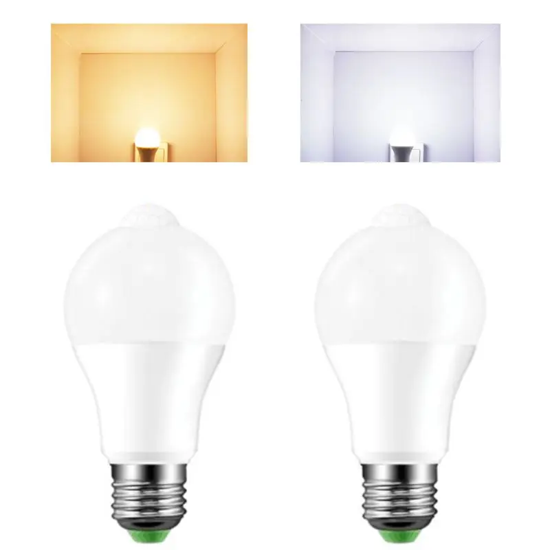 

E27 LED PIR Motion Sensor Lamp 10W 85-265V Dusk to Dawn Night Light Bulb Home 94PC