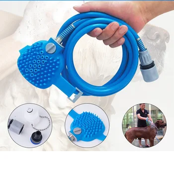 

Universal Multifunctional Pets Dogs Cats Massager Shower Head Handheld Design Pets Sprayer Bath Brush Washing Supplies