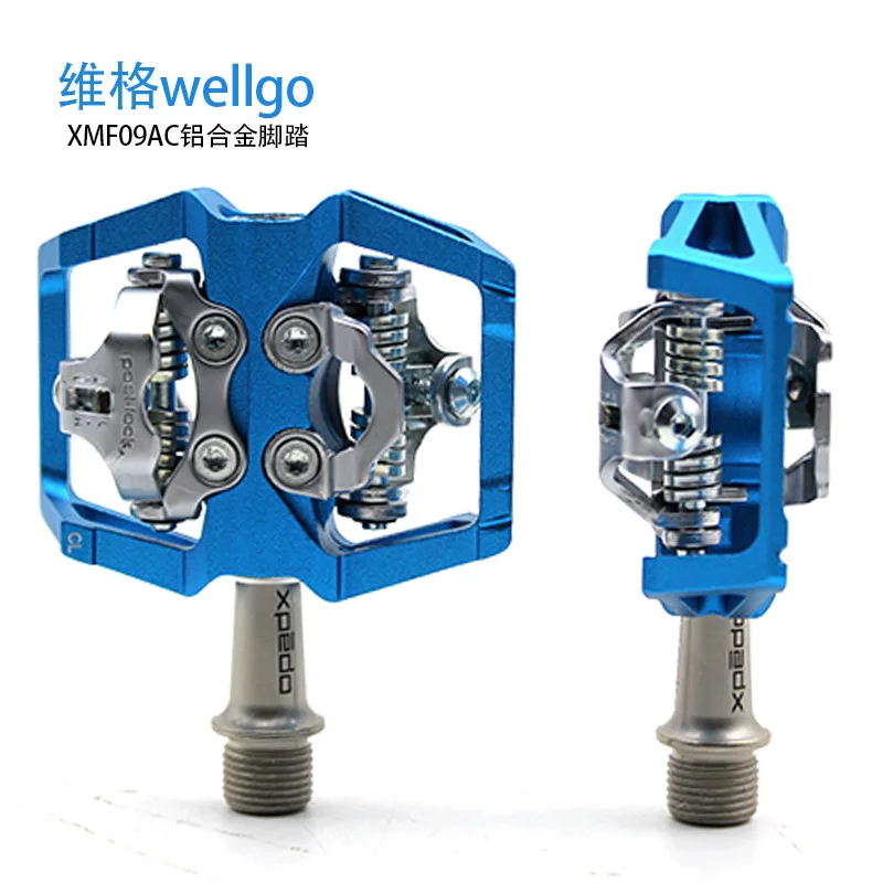 blue Xpedo MTB велосипедные педали для горного велосипеда ультралегкие 6061 CNC алюминиевые 3 катриджа с подшипником высококлассная велосипедная педаль BALDWIN XMF09AC - Цвет: blue