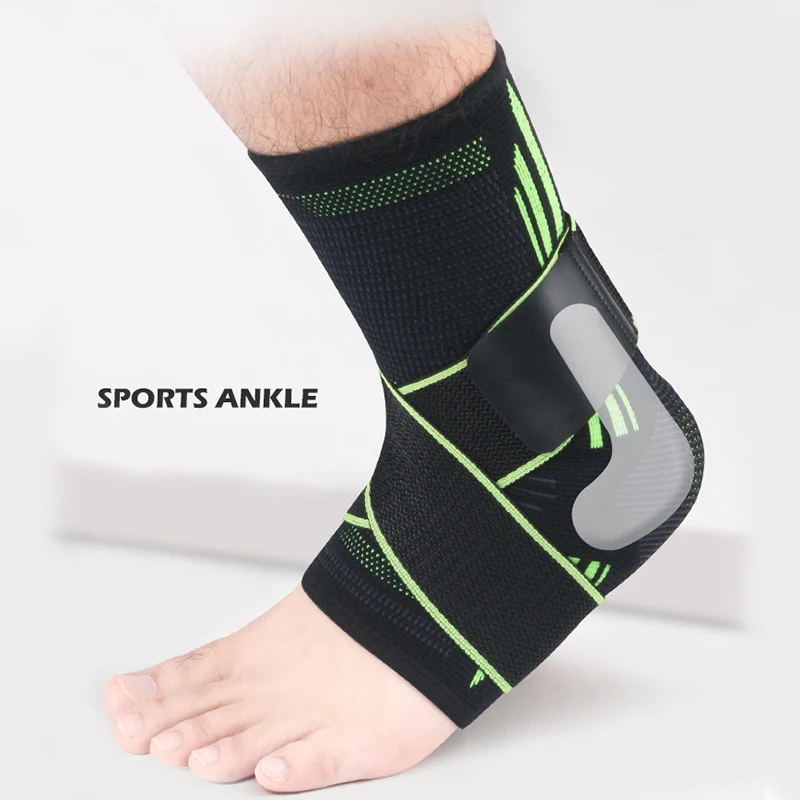 

Adjustable Ankle Brace Elastic Nylon Strap Ankle Support Brace Badminton Football Fitness Heel Protector Sock Feet Bandage