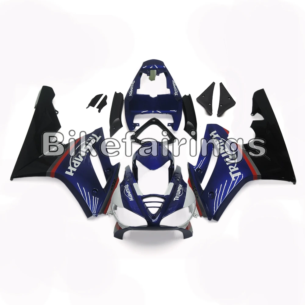 

Complete Fairings For Triumph Daytona 675 2009 2010 2011 2012 ABS Plastic Injection Motorcycle Cowlings Blue With Black Lowers
