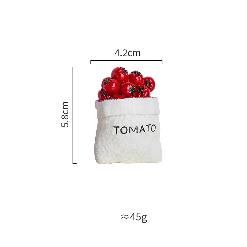 tomato Индивидуальная креативная Магнитная паста для холодильника, мультяшный очаровательный магнит, 3d украшение, магнитная паста, украшение для дома, подарки - Цвет: tomato