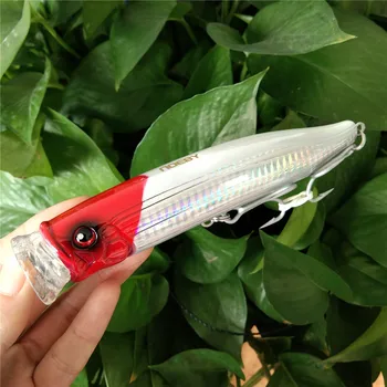 

NOEBY 3pcs Popper Fishing Lure 150mm/54.5g Top Water Bait Wobbler Treble Hooks Artificial Hard Baits Fly Fishing Acessorios