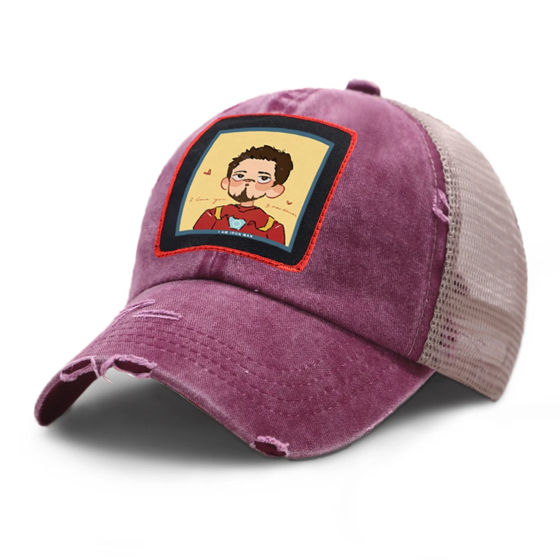 

Marvel Cartoon Adjustable Mesh Baseball Cap Light Board Sunscreen Snapback Fashion Outdoor Caps Ladies Sports Retro Brand Czapka
