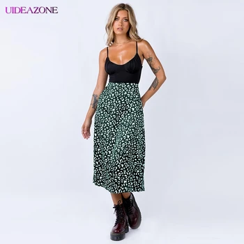 

Oneside Split Skirt High Waist Long Asymmetrical Skirts Full Skirt Beachwear Maxi Skirt Women Loose Vintage Skirts Clothes Boho