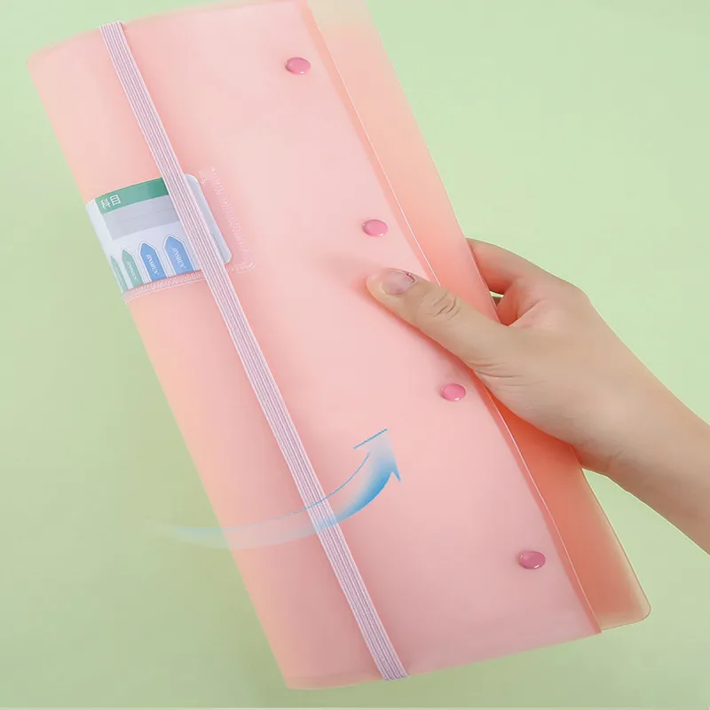 20 Sheets Expanding File Folder A3 Document Bag Extension Wallet File Sorting Organizer Office Storage Bags Business Briefcases