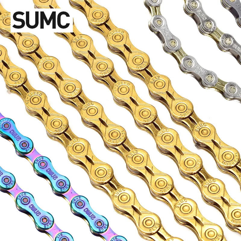 Sumc 8/9/10/11/12 Speed Bicycle Chain Mountain Road Bike Hollow Semi