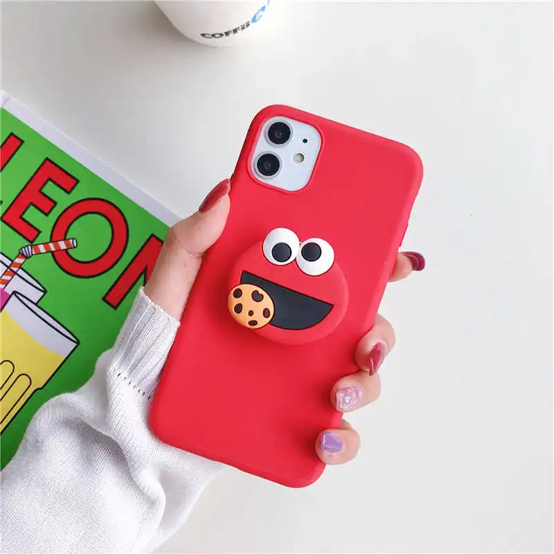 3D Cute cartoon holder stand Case For samsung galaxy a50 a70 a20 a30 a40 s8 s9 s10 plus lite note 9 10 8 a7 a8 2018 s7 edge a10