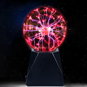 

Cool Electricity Pretty Fun Gift Ball Magical Glass Light Lamp Sound Activated Electrostatic Flashing Touch Sensitive Plasma