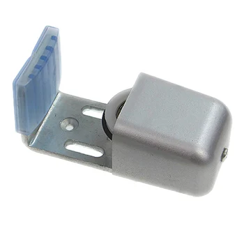 

Mini Barn Home Hardware Automatic Anti Swinging Slotting Adjustable Length Bottom Floor Guide Low Noise Sliding Door Track Steel