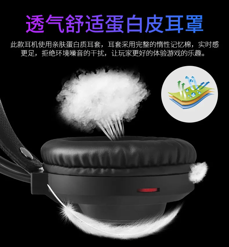 K1 Игровые наушники, гарнитура, блестящая компьютерная игровая гарнитура, 7,1 RGB цветная Интернет-кафе с пшеничной сеткой, кофе