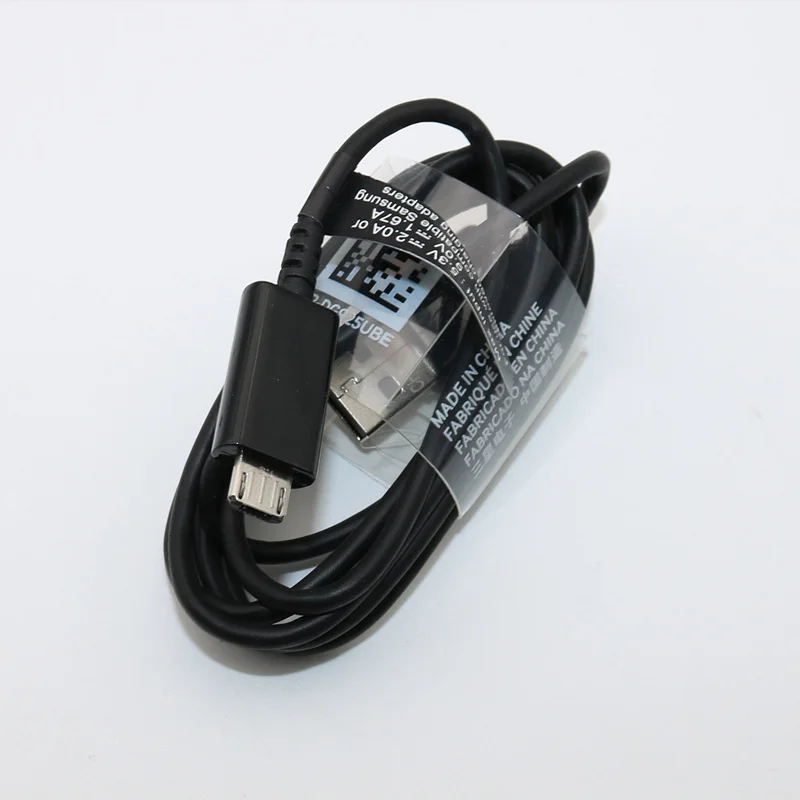 Only Black1.5M cable Зарядное устройство samsung для путешествий, настенный адаптер, 5 В, 2 А, зарядный Micro USB кабель для samsung Galaxy S6, S7 Edge, J3, J5, J7, Note 4, 5, A3, A5, A7 - Тип штекера: Only Black1.5M cable