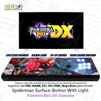 

New Pandora Box DX arcade game console 3000 in 1 have 3P 4P game support FBA MAME PS1 SFC/SNES MD game 3D tekken Mortal Kombat