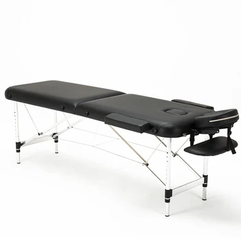 

Folding Beauty Bed Professional Portable Spa Massage Tables Lightweight Foldable with Bag Salon Furniture Aluminum alloy