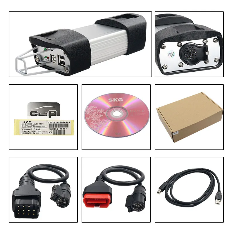 CYPERSS AN2131QC AN2136SC для Renault Can Clip диагностический инструмент полный чип V202 + Reprog V191
