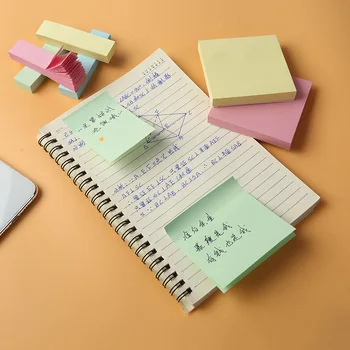 

Office Sticky Notes Color Sticky Notes Notebook 100 Note Paper Creative Stationery Planner Stickers