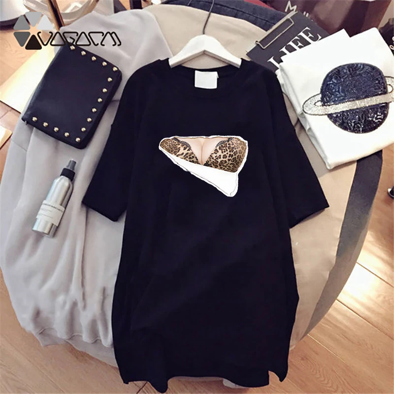 

Breast 3D Dress Boobs Print Summer Dresses Creative Sexy Women Clothes White Mujer Plus Size T Shirts Tops Fanny Fashion