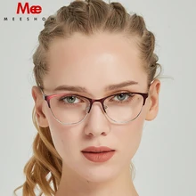 MEESHOW, оправа для очков, женские очки кошачий глаз, для женщин, близорукость, оптическая оправа, Россия, винтажные очки, очки по рецепту, 8915