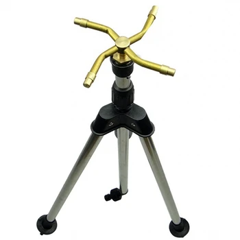 

360 Degree Rotation Sprinkler Gardening Tools Spray Nozzle Tripod Impulse Sprinkler Pulsating Telescopic Watering Lawn Yard And