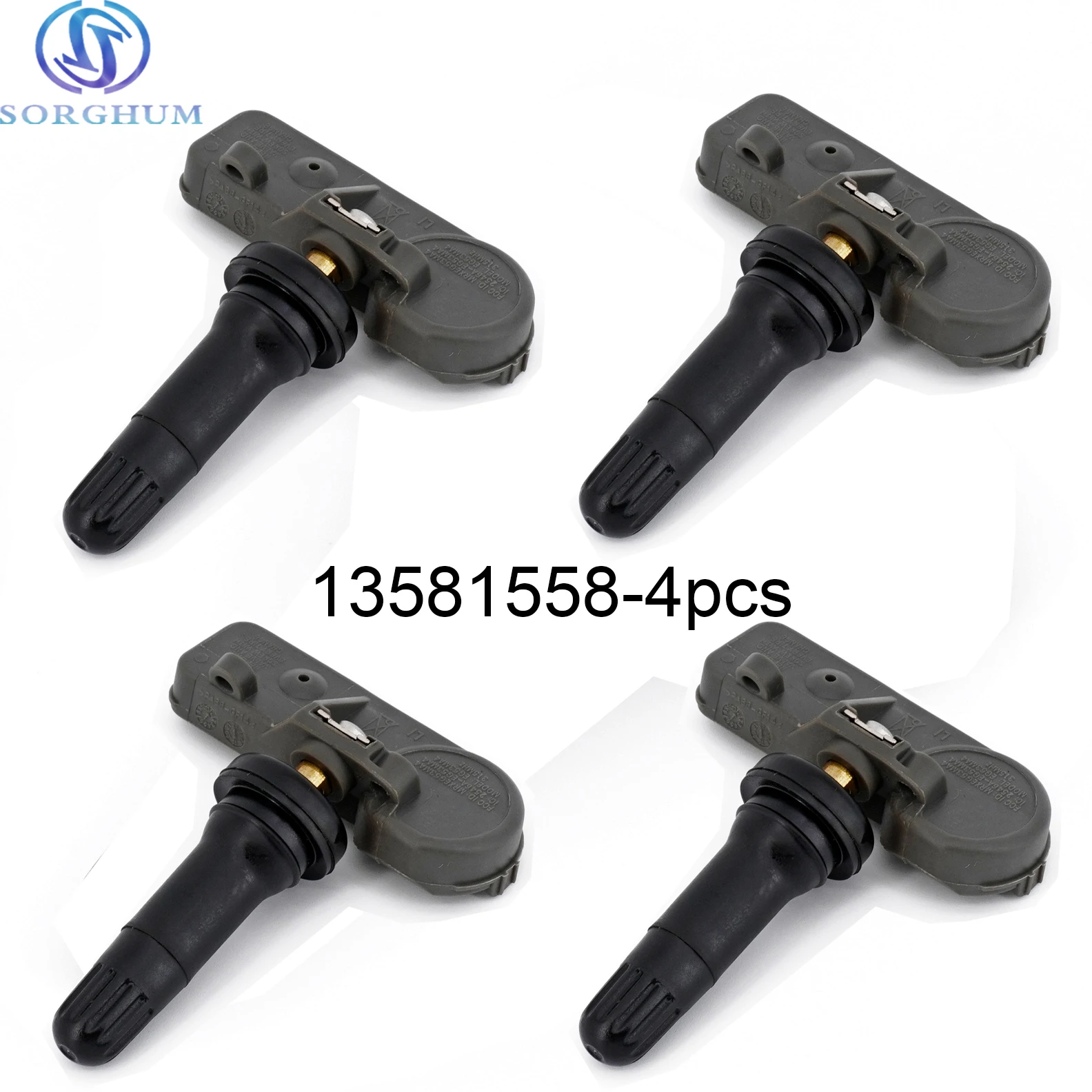 4pcs 13581558 12768826 13586335 Tire Pressure Monitor Sensor Tpms For