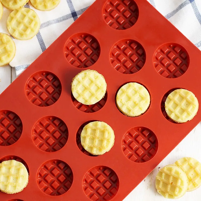 Силиконовая форма для вафель квадратная изготовления практичная шоколада