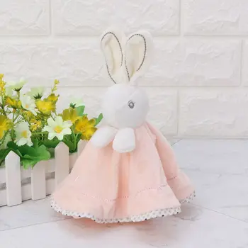 

Baby Baby Pacifier Saliva Towel Toys Rabbit Cute Soft Plush Toy Nursing Newborn Stuffed Play Doll Round Safe Infant Care Wipe