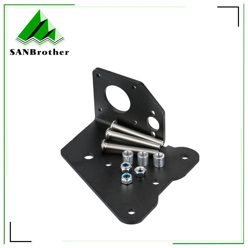 SANMaker 3D Printer Parts Dual Extruder Dual Z Axis Upgrade Plate Kit Aluminum Dual Extrusion Mount For CR10 CR10S Ender-3