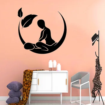 

Adhesive Massage Salon Wall Decal Spa Beauty Health Therapy Wall Sticker Massage Beauty Salon Decortion Waterproof Mural Q78