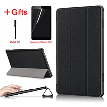 Чехол для lenovo tab M10 планшет для M10 TB-X605F TB-X605L чехол + подарок(China)