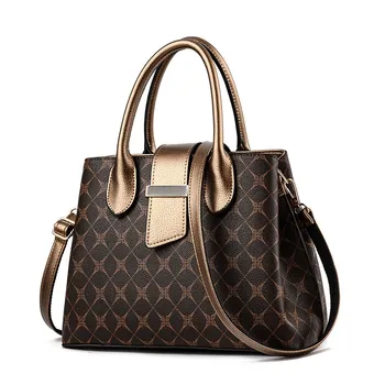 

Vintage Women Luxury Big Capacity Totes Handbags PU Leather Top-handle Crossbody Bag Retro Messenger Shoulder Bags shoulder bag