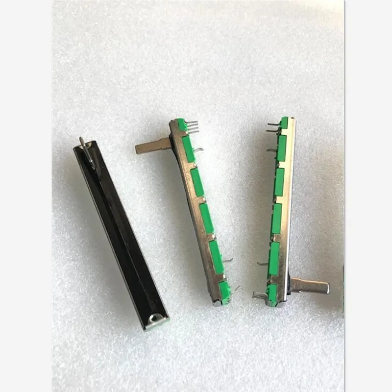 50PCS Potentiometer B10K B20K B50K Original Potentiometer mixer fader B10K 75MM B10KX2 B20K*2 B50K*2 audio mixer