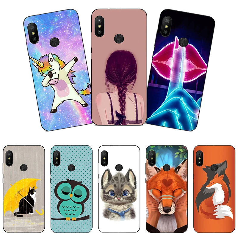 Силиконовый чехол для Xiaomi Redmi 6 pro 5 84 &quotс милым принтом кота телефона Xm Xiomi Redmi6 6pro