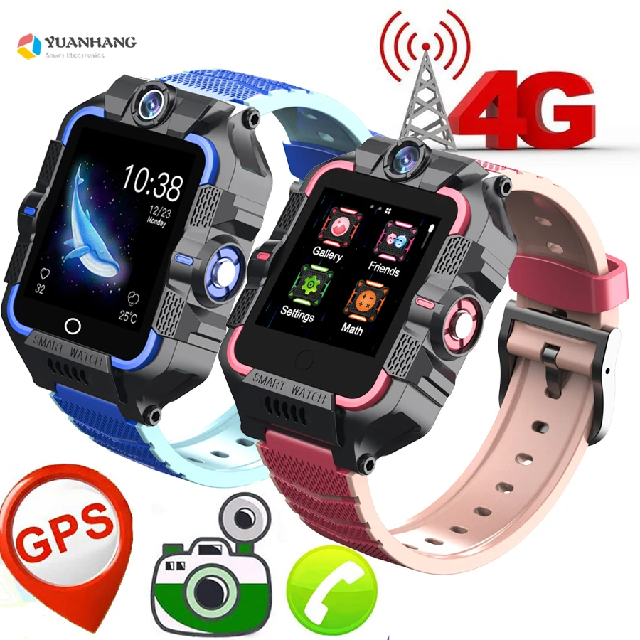 Водонепроницаемые Смарт-часы IPX7 с дистанционным управлением 4G GPS Wi-Fi для детей и