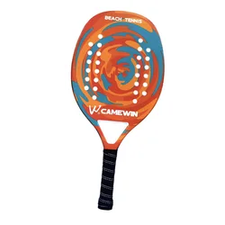 New  Adult Professional Full Carbon Beach Tennis Paddle Racket Soft EVA Face Raqueta With Bag  Equipment  Padel