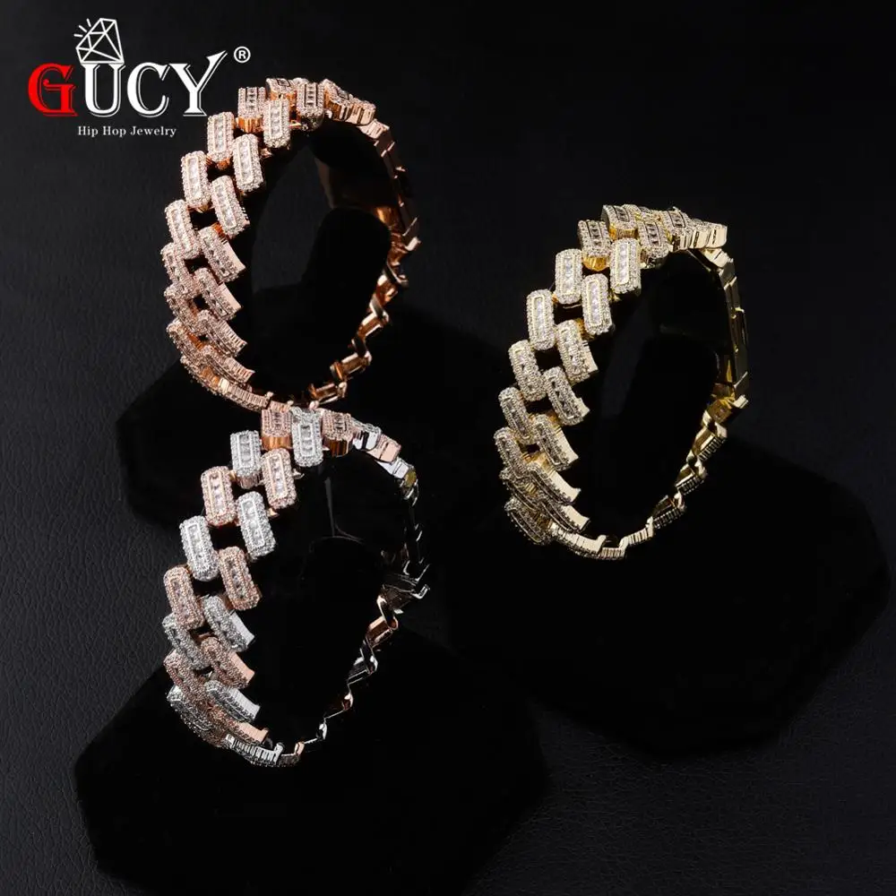 GUCY 20mm Big Square Miami Cuban Link 