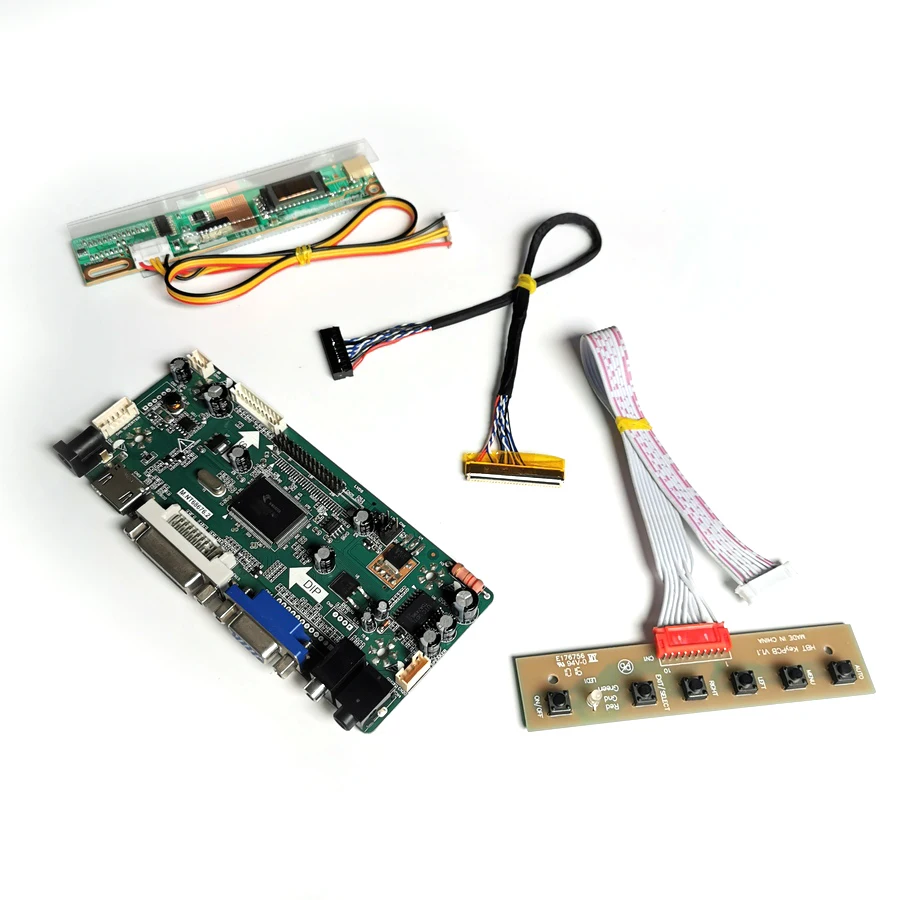 Для B141XG10 V0 B141XG13 V8 ЖК-панель CCFL LVDS 30Pin MNT68676 контроллер экрана плата привода 14," 1024*768 HDMI DVI VGA DIY kit