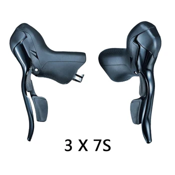 

Road Bike Folding Car Transmission 2/3*7 Speed Front And Rear Dial Transmission Durable Cycling Replacement Upgrade Parts