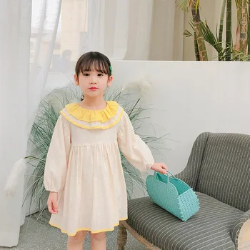 

2020 new sholesale baby girls dots dress fashion spring kids girls dresses 3-8 years