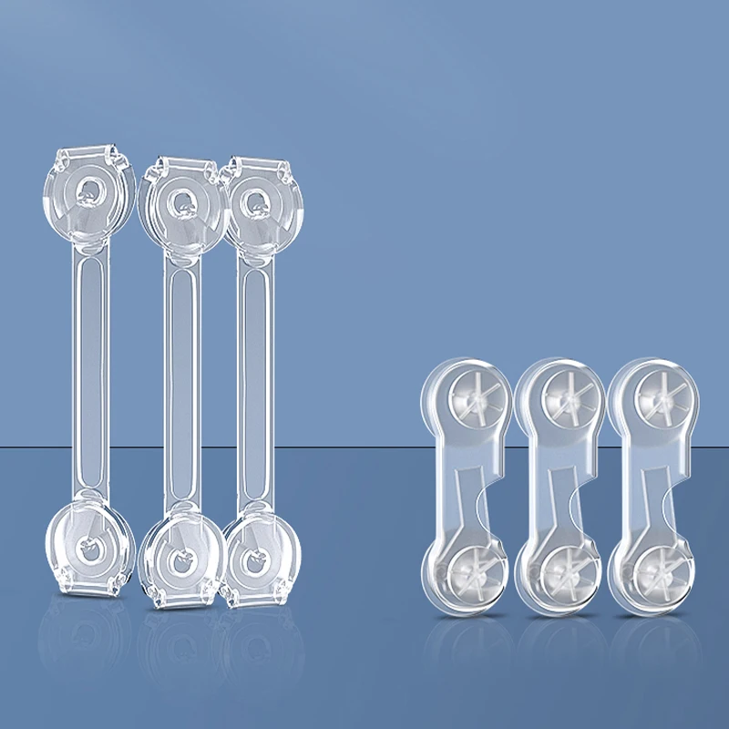 Child Safety Lock Baby Drawer Lock Child Anti-opening Cabinet Door Refrigerator Lock Buckle Baby Anti-pinch Safety Buckle