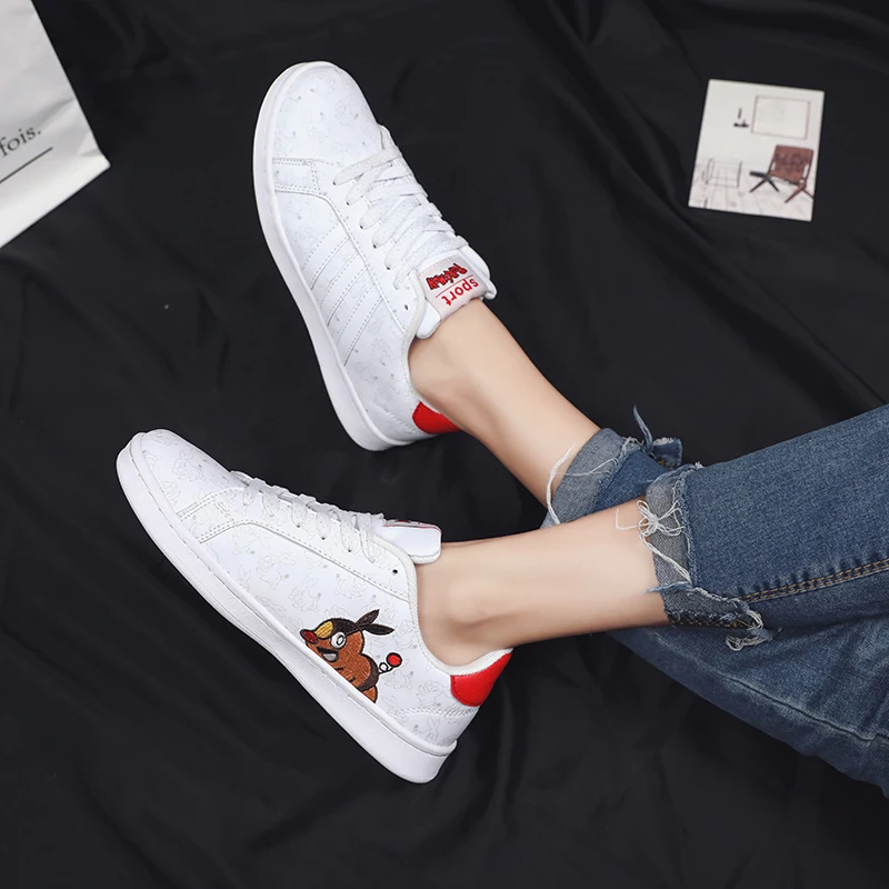 Ceny 2019 2019 nowych przypadkowych kobiet buty męskie buty para płótnie zapatos de mujer białe trampki tenis duży rozmiar