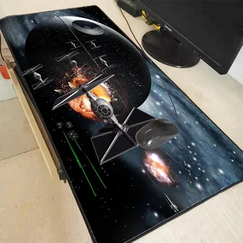 

MRGBEST Star Wars RGB Mouse Pad Computer Mousepad Large Mouse Pad Gamer Desk Mouse Mat Led Mause Pad Backlit Keyboard Mice Mat