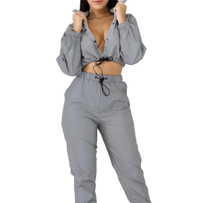 

Autumn Fuzzy Leather Coat Fall Women's New Suit Collar Single Breasted Short Casual Coat Solid Zipper Streetwear Silver Female