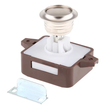 

Push Button Latch Lock Without Key Marine Boat Drawer Door Lock