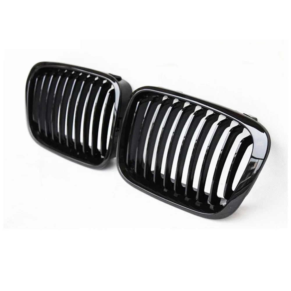 Car Front Bumper Kidney Grill Grills 1 Slat M Color For BMW 3 Series